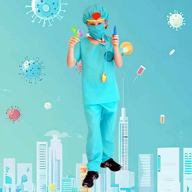 子供用ハロウィーンコスチューム 男の子おしゃれドクターセット プレゼントにも最適