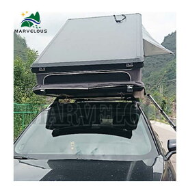 アルミ ハードトップ ルーフテント 1-2人用 屋外用 ハードシェル RTT ウェッジ型 テント アウトドア 人気 便利 軽量 収納簡単