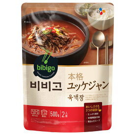 ビビゴ 本格ユッケジャン 500g x 18袋　bibigo Korean Spicy Soup 500g x 18 pack