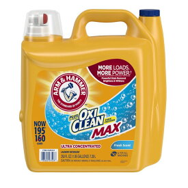 アームアンドハンマー プラス オキシクリーン 液体洗濯洗剤 7.4L 195ロード　Arm & Hammer Liquid Oxiclean 250Oz 195Loads