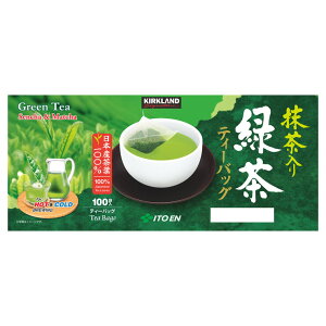 y50̂I|Cg5{IԌIzJ[NhVOl`[ ΒeB[obO 100×2@Kirkland Signature Green Tea Bag 100 pack×2