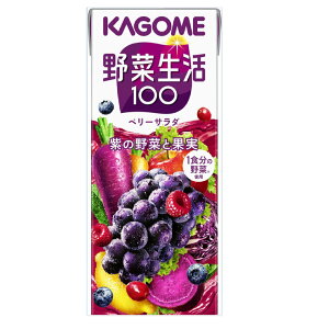 y50̂I|Cg5{IԌIzJS ؐ x[T_ 200ml x 24{@KAGOME Vegetable Juice Berry Salad 200ml x 24 ct30560