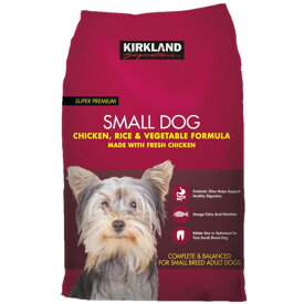 カークランドシグネチャー 小型成犬用 9kg　Kirkland Signature Small Dog Adult Dry Food 9kg Chicken, Rice, Vegetable