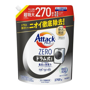 y50̂I|Cg5{IԌIzA^bN [ ߗp h^Cv 2700g Attack Zero Liquid Laundry Detergent For Drum Style Washers 2700g ct62772