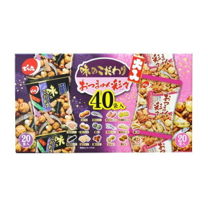 y50̂I|Cg5{IԌIzłZ ̂ 40 Denroku Japanese Rice Crackers 40 packs ct49372