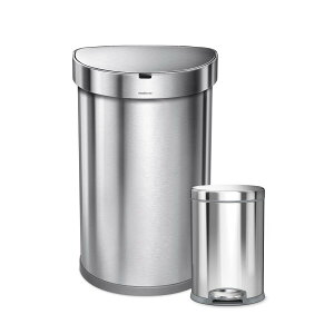 �y����̔��I�zsimplehuman�i�V���v���q���[�}���j�Z�~���E���h�Z���T�[�J�� 45L + �X�e�b�v�_�X�g�{�b�N�X 4.5L ST2200 ct46507