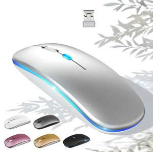 ���C�����X�}�E�X �}�E�X Bluetooth5.2 �[�d�� �����^ �É� 2.4GHz ���� 7�FLED DPI�ؑ� ���w�� �y�� �����x �����Ԏg�p PC iPad Mac Windows �Ή� �������