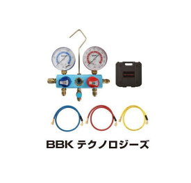 R-32/R-410Aボールバルブマニホールドキット 437-SBK 90cmホース仕様 BBK 文化貿易