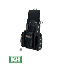 KH ギャザーフランケン 工具ホルダー 6P 黒 FKTH0206K 基陽 腰袋