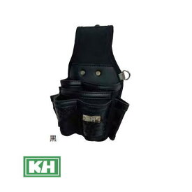 KH ギャザーフランケン 工具ホルダー 7P 黒 FKTH0207K 基陽 腰袋