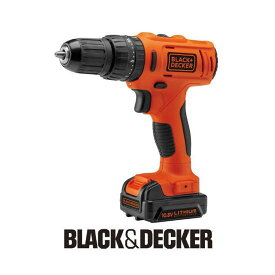 10.8V コードレス振動ドリル BDH12-JP ブラック＆デッカー BLACK＆DECKER