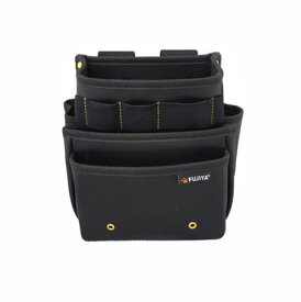 腰袋スタンダード3段(黒金) PS-23BG フジ矢 FUJIYA PS23BG フジヤ