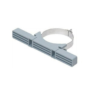 未来工業 鋼管用ポールバンド グレー POB-3SG MIRAI