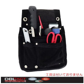 スエード本革釘袋 DSL-07BK ブラック DBLTACT 三共コーポレーション