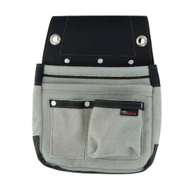 DBLTACT 革製釘袋 グレー DTL-01T 三共コーポレーション