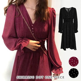 楽天市場 ドット ワンピース 赤の通販
