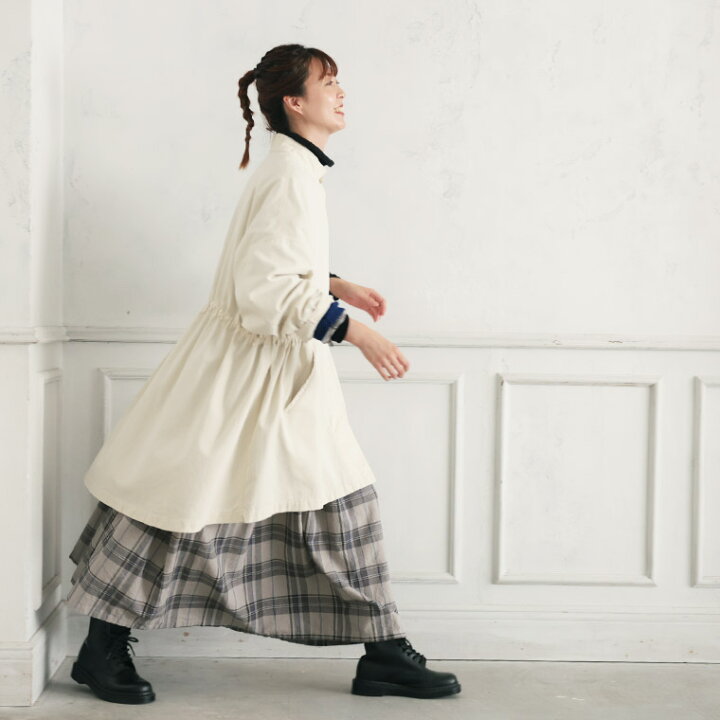 楽天市場】白いモッズコート M/L/LL/3L/4Lサイズ レディース/アウター 