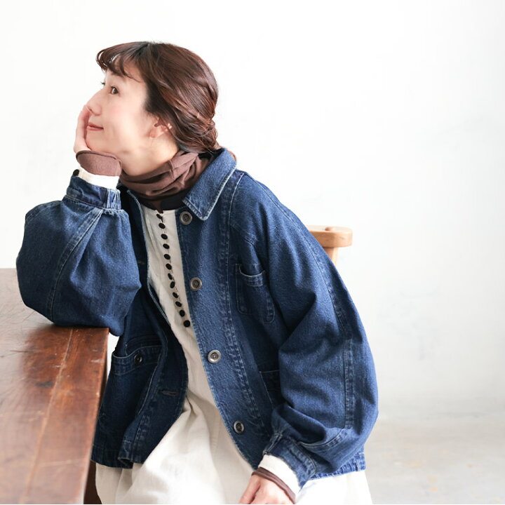 楽天市場】ブリードの森 陽だまりデニムジャケット M/L/LL/3L/4L/5L 