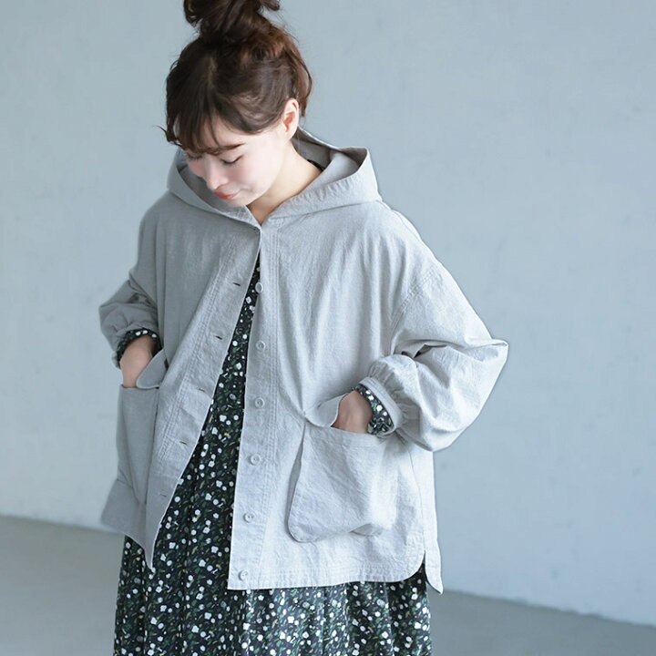 楽天市場】O.W.N そよ風をあつめるフードのジャケット M/L/LL/3L/4L/5L 