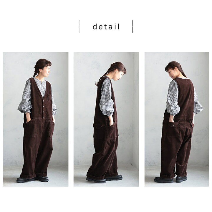 楽天市場】店長がつくった、コーデュロイなサロペット M/L/LL/3L/4L 