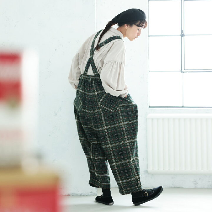 楽天市場】［me］ 「チェックらぼ」のタータンチェックなサスペンダー 