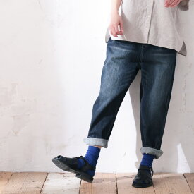 究極のわがままデニム【pn014】なう。 S/M/L/LL/3L/4L/5Lサイズ レディース/デニムパンツ/ジーンズ/クロップド/7分丈/七分丈/ストレッチ/ボトムス