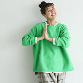 soulberryの総天然色なニット S/M/L/LL/3L/4Lサイズ レディース/プルオーバー/長袖/クルーネック/ウール混/毛混/トップス