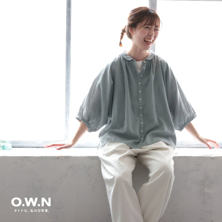 楽天市場】O.W.N 夏日和のシャツ M/L/LL/3L/4Lサイズ レディース 