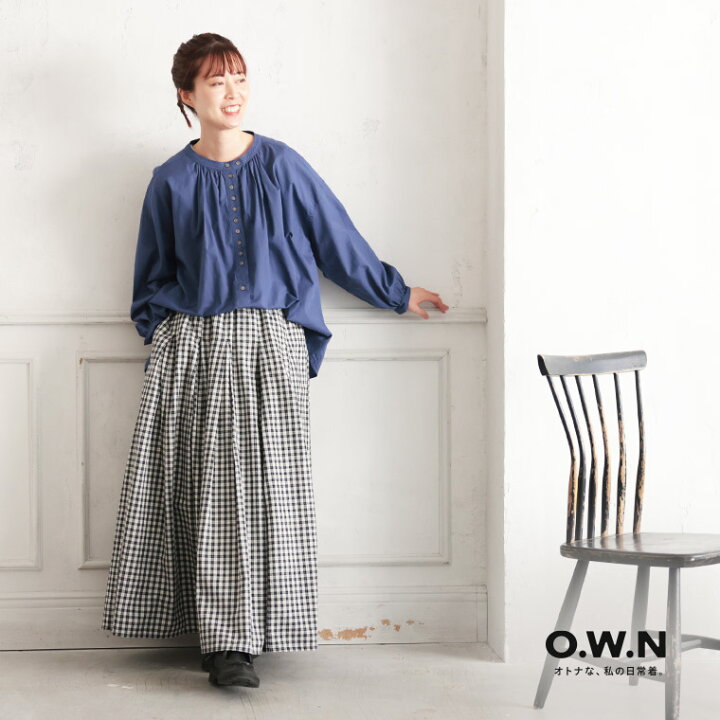 楽天市場】O.W.N とことんチャーミングなブラウス M/L/LL/3L/4L/5L 