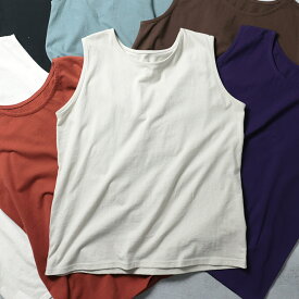 ブラウス好きのためのタンクトップ M/L/LL/3L/4L/5Lサイズ レディース/タンクトップ/インナー/カットソー/ノースリーブ/クルーネック/綿/コットン/トップス【返品・交換不可】【ネコポス対応】