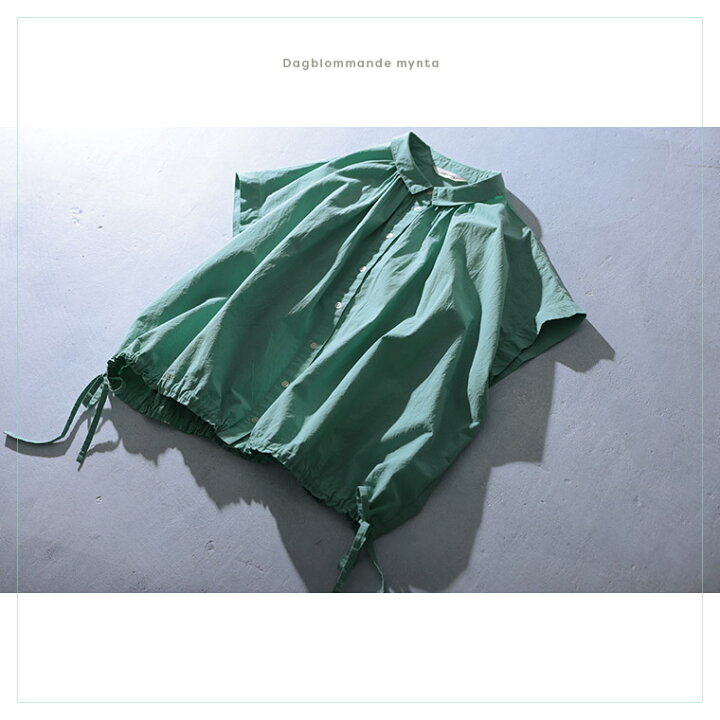 楽天市場】RaKMACKA(レックマッカ) 露草ミントのブラウス M/L/LL/3L/4L 