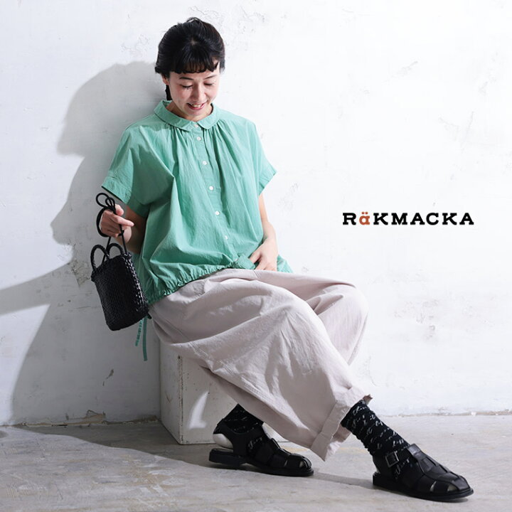 楽天市場】RaKMACKA(レックマッカ) 露草ミントのブラウス M/L/LL/3L/4L 