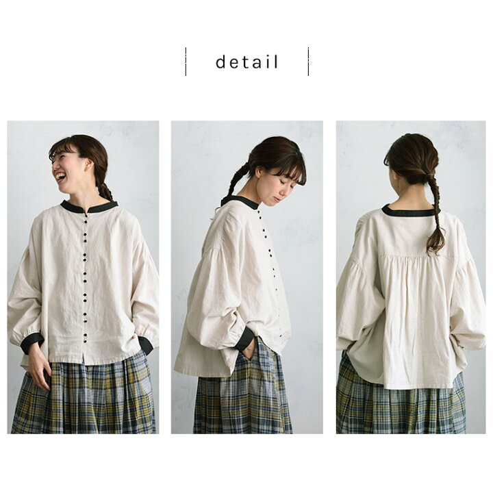 楽天市場】はちみつ堂 ふた色ブラウス M/L/LL/3L/4L/5Lサイズ 