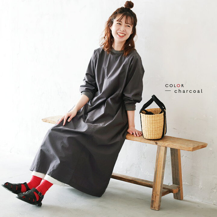 楽天市場】予定がない日の、リブ使いなワンピース M/L/LL/3L/4Lサイズ 