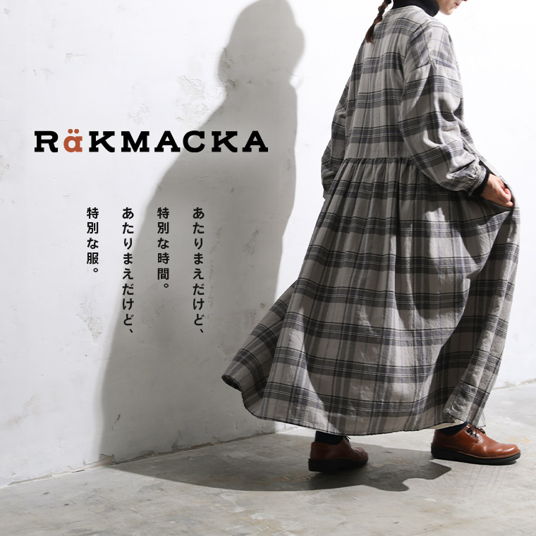 楽天市場】RaKMACKA(レックマッカ) グレーと青のチェックワンピース M