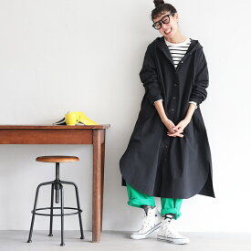 [me] 私のフードなワンピース M/L/LL/3L/4L/5Lサイズ レディース/シャツワンピース/長袖/フレア/Aライン/パーカー風/綿/コットン/クリスマス/プレゼント/ギフト/贈り物