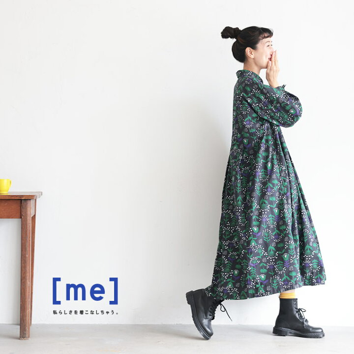 楽天市場】【4月上旬より順次出荷】［me］ 私の押し花ワンピース M/L 