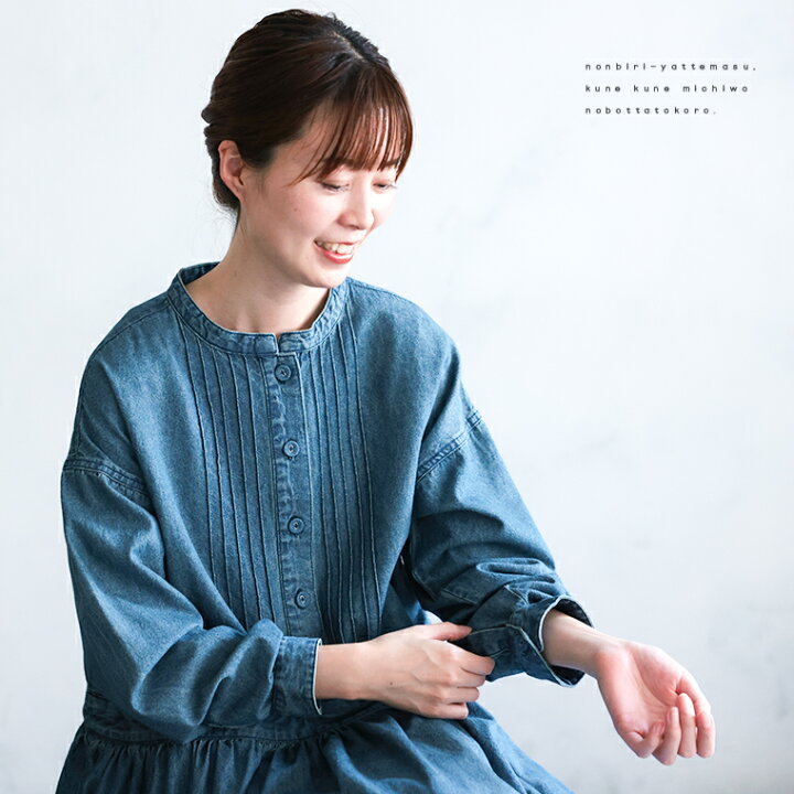 楽天市場】はちみつ堂 はちみつ堂のデニムワンピース M/L/LL/3L/4L/5L 