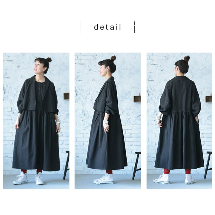 ふくろうと月 ボレロみたいなワンピース M/L/LL/3L/4L/5Lサイズ 