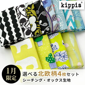 【マラソン期間中ポイント10倍】kippis キッピス 生地 セット | オックス生地 シーチング生地 1000円ポッキリ セレクト kippis オンラインショップ限定 ハギレ はぎれ 手作り 手芸 ソーイング ハンドメイド ポーチ パッチワーク生地 北欧 テーブルクロス 北欧風 オックス