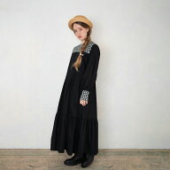 【スーパーSALE期間中ポイント15倍】SOULEIADO ワンピースキット Neesha ブラック | ソレイアード キット…