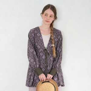 SOULEIADO ブラウスキット Tulsi モーヴ | ソレイアード キット ソーイングキット ブラウス ロングブラウス 羽織り材料セット 裁縫 手芸 ハンドメイド プロヴァンス 南仏 フランス ニガム幸子 TWEL