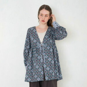 SOULEIADO ブラウスキット Tulsi ピーコック | ソレイアード キット ソーイングキット ブラウス ロングブラウス 羽織り材料セット 裁縫 手芸 ハンドメイド プロヴァンス 南仏 フランス ニガム幸