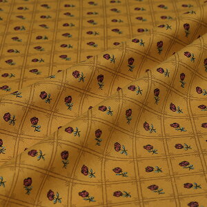 SOULEIADO ソレイアード 生地 シーチング生地 レ・ボー マスタード 手作り 手芸 ソーイング ハンドメイド ホビー プロヴァンス 南仏 南フランス テキスタイルブランド お洒落 おしゃれ 一人暮