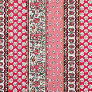 【マラソン期間中ポイント10倍】SOULEIADO ソレイアード 生地 シーチング生地 バンド プロヴァンサル ローズ ピンク 手作り 手芸 ソーイング ハンドメイド ホビー プロヴァンス 南仏 南フラン