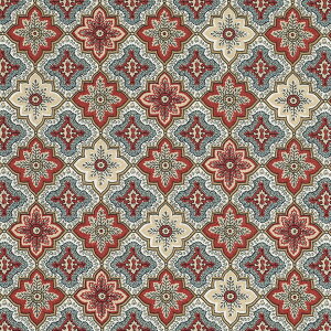 SOULEIADO ソレイアード シーチングカットクロス 55×25cm ジャハーンギール シャンパンベージュ 花柄 手作り 手芸 ソーイング ハンドメイド ホビー プロヴァンス 南仏 南フランス テキスタイル