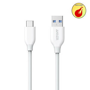 Anker USB Type C P[u PowerLine USB-C & USB-A 3.0 P[u USB-C@Ή e[N [g ݑΖ 0.9mizCg^ubNj