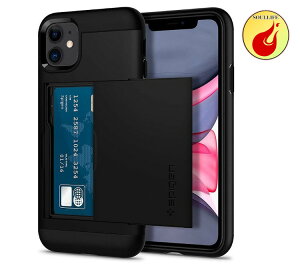 Spigen iPhone 11 P[X 6.1C` Ή ČRMILKi擾 J[h [ Qi[d XEA[}[ CS 076CS27435 (ubN)