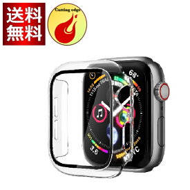 【2024強化版】AMAPC for Apple Watch ケース Apple Watch S10 ケース Apple Watch Series 10 42mm 用 ケース 一体型 apple watch 用 カバー アップルウォッチ ケース 傷防止 耐衝撃 超軽量 PC素材 全面保護 一体型 (クリア/ブラック)