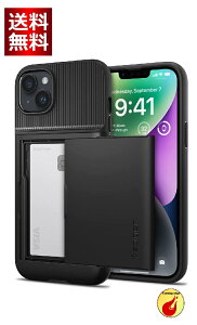 Spigen iPhone14 P[X J[h 蒠^ [P[X 2d\ ϏՌ ČRMILKi擾 h~ IC J[h |Pbg pXP[X XEA[}[ CS ACS05058 (ubN)